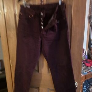 Levi Wine Colored Womens Jeans